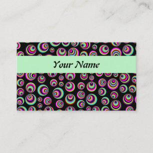 Colorful Psych Spots + uw achtergrond en idee Visitekaartje