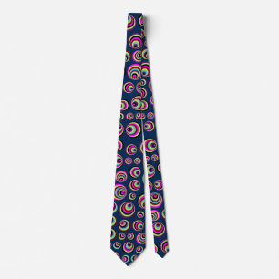 Colorful psych stippen + uw achtergrond en ideeën stropdas