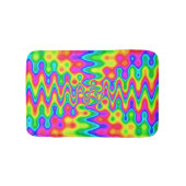 Colorful Psychedelic Art Bath Mat (Voorkant)