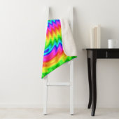 Colorful Psychedelic Art Sherpa Fleece Blanket Deken (In situ)