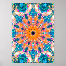 Colorful Psychedelic Dreamweaver Poster