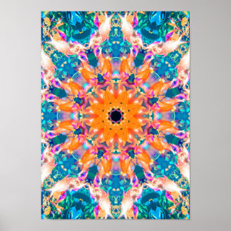 Colorful Psychedelic Dreamweaver Poster