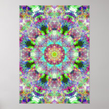 Colorful Psychedelic Dreamweaver Poster