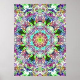 Colorful Psychedelic Dreamweaver Poster