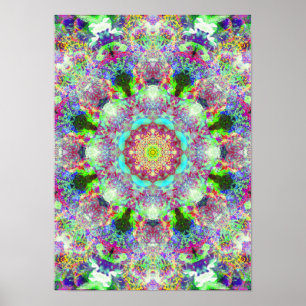 Colorful Psychedelic Dreamweaver Poster