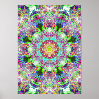 Colorful Psychedelic Dreamweaver Poster