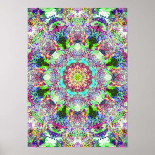Colorful Psychedelic Dreamweaver Poster (Voorkant)