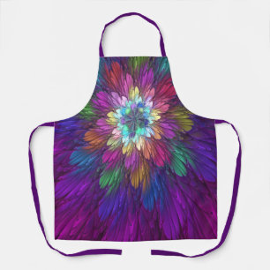 Colorful Psychedelic Flower Abstract Fractal Art Schort