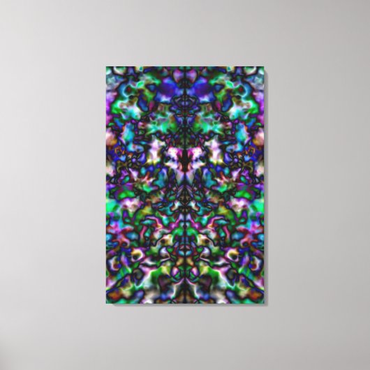 Colorful psychedelic kaleidoscoop canvas afdruk (Voorkant)