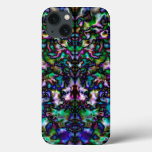 Colorful psychedelic kaleidoscoop iPhone 13 hoesje