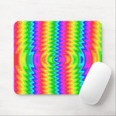 Colorful Psychedelic Mousepad Muismat (Met muis)