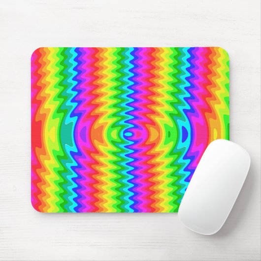 Colorful Psychedelic Mousepad Muismat (Met muis)