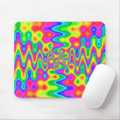 Colorful Psychedelic Mousepad Muismat (Met muis)