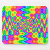 Colorful Psychedelic Mousepad Muismat (Voorkant)