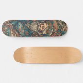 Colorful psychedelic Nemo Persoonlijk Skateboard (Horizontaal)