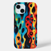 Colorful Psychedelic Pattern Case-Mate iPhone Case (Achterkant)