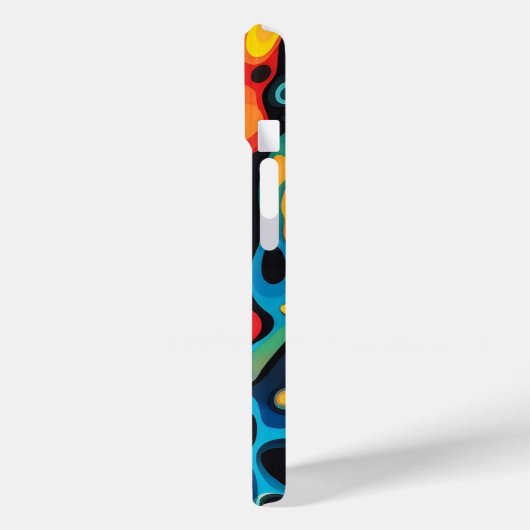 Colorful Psychedelic Pattern Case-Mate iPhone Case (Achterkant / Links)