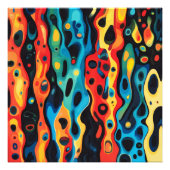 Colorful Psychedelic Pattern Foto Afdruk (Voorkant)