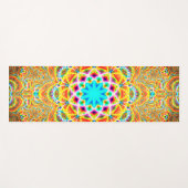Colorful Psychedelic Pattern Yogamat (Voorkant (horizontaal))
