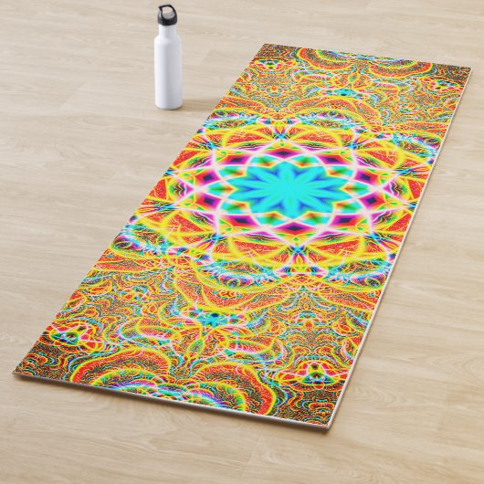 Colorful Psychedelic Pattern Yogamat (In situ)