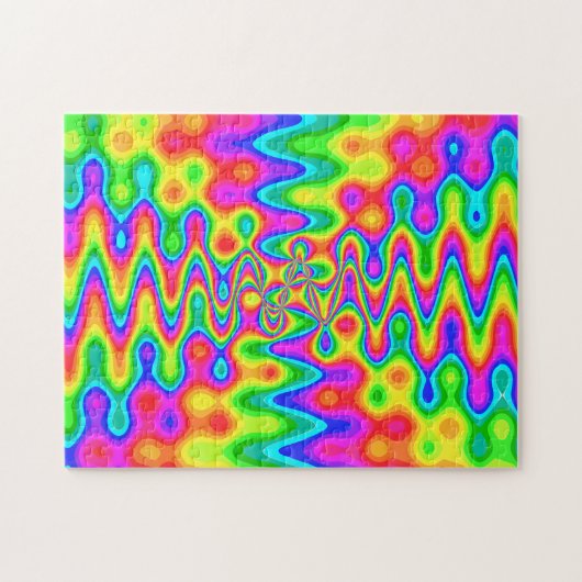 Colorful Psychedelic Puzzle Legpuzzel (Horizontaal)