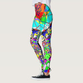 Colorful Psychedelic Shapes | ABSTRACT Leggings (Links)