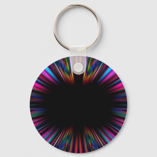 Colorful psychedelic starburst sleutelhanger (Voorkant)