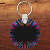 Colorful psychedelic starburst sleutelhanger (Voorkant)