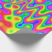 Colorful Psychedelic Wrapping Paper Cadeaupapier (Hoek)