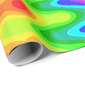 Colorful Psychedelic Wrapping Paper Cadeaupapier (Rol Hoek)