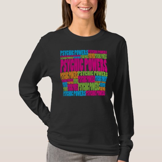 Colorful Psychic Powers T-shirt (Voorkant)