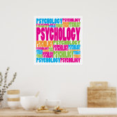 Colorful Psychology Poster (Keuken)