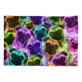 Colorful Pug Pattern Kussensloop (Achterkant)