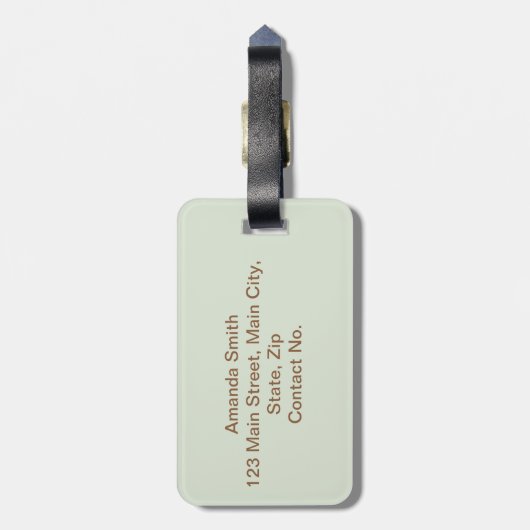 Colorful Pumpkins Bagagelabel (Achterkant verticaal)