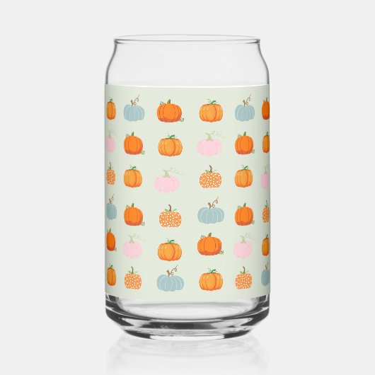 Colorful Pumpkins Blikvorm Glas (Rechts)