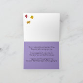 Colorful Pumpkins Gourds Flowers Hay Gepersonalise Kaart (Binnen)