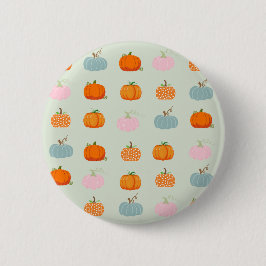 Colorful Pumpkins Ronde Button 5,7 Cm