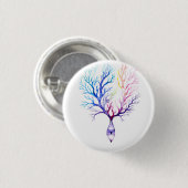 Colorful Purkinje neuron Ronde Button 3,2 Cm (Voorkant /achterkant)