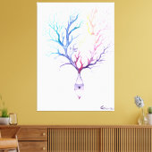 Colorful Purkinke neuron Canvas Afdruk (Insitu (Woonkamer))