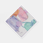 Colorful Purpose Happy Birthday Party Servet (Hoek)