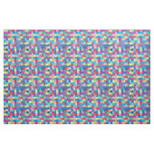 Colorful Puzzle Pattern Autism Awareness Stof (Fat Quarter)