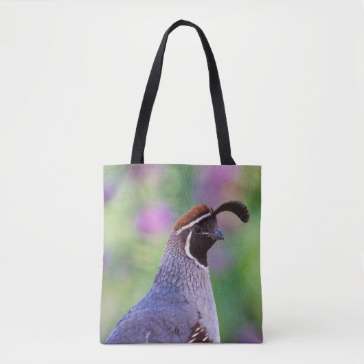 Colorful Quail Tote Bag (Voorkant)