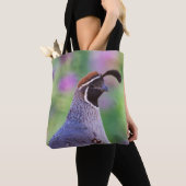 Colorful Quail Tote Bag (Dichtbij)