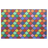 Colorful Quatrefoil Lattice Trellis  Stof (Fat Quarter)