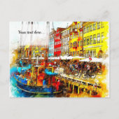 Colorful Quayside Briefkaart (Voorkant)