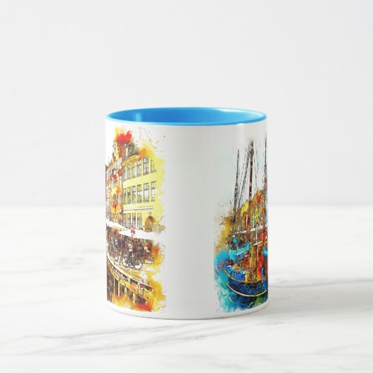 Colorful Quayside Mok (Midden)