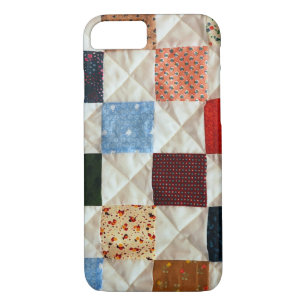 Colorful quilt patroon iPhone 7 hoesje