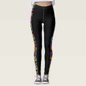 Colorful Quilt Pattern-Leggings Leggings (Voorkant)