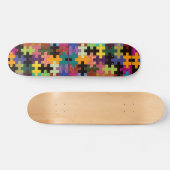 Colorful Quilt Pattern Skateboard (Horizontaal)