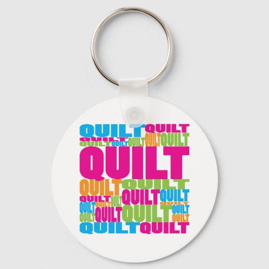 Colorful Quilt Sleutelhanger (Voorkant)